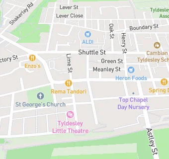 map for Tyldesley Express Off Licence