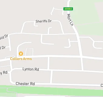 map for Colliers Arms