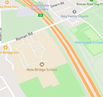 map for New Bridge School