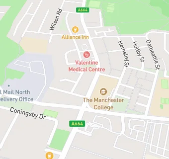 map for Manchester Youth Zone