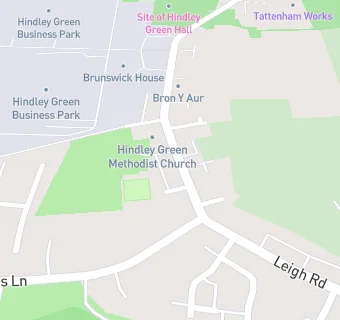 map for Hindley Green Methodist Church