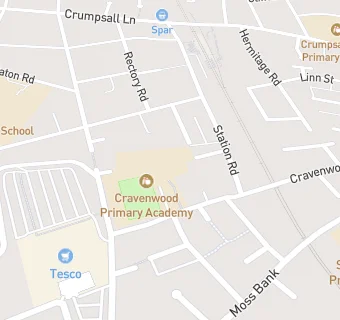 map for Cravenwood Primary Academy