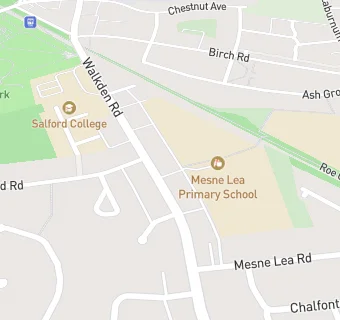 map for Ash Field School