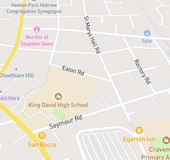 map for The King David High School