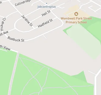 map for Wombwell High - A Humanities College