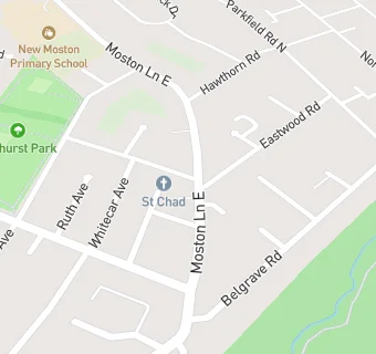 map for Hazeldene Medical Centre