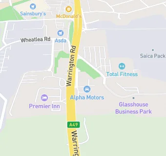 map for Total Fitness Club Cafe