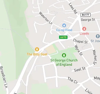 map for Mellors Catering Services Ltd At St Georges Church Of England Primary School