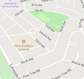 map for Oasis Academy Limeside