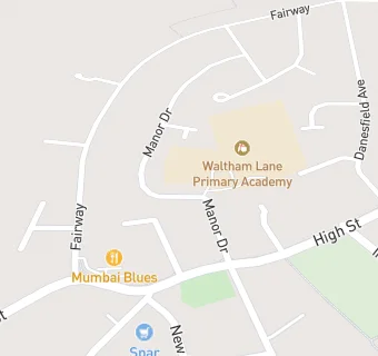 map for Chartwells at Waltham Leas Primary Academy