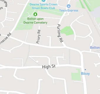 map for Bolton On Dearne Ex-Servicemens Social Club