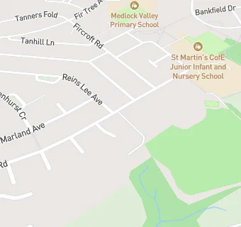 map for Marland Fold Community Special School