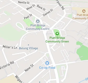 map for Atherton & Leigh Foodbank