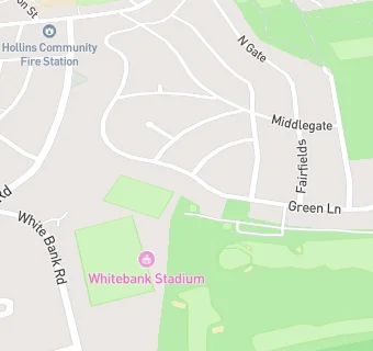 map for Werneth Golf Club