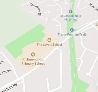 map for Richmond Hill Primary Academy