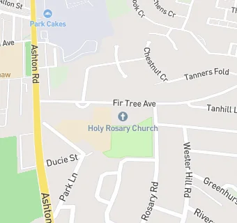 map for Holy Rosary RC Junior Infant and Nursery School