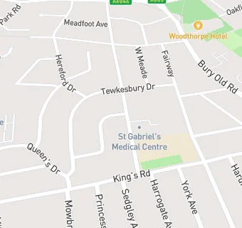 map for St Gabriel's Medical Centre