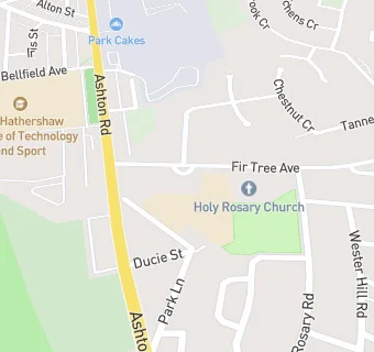 map for Family Action Fitton Hill Food Club