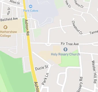 map for Holy Rosary RC. Primary School