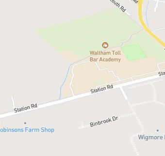 map for Waltham Toll Bar Academy