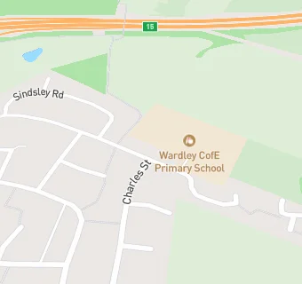 map for Wardley C of E School Kitchen