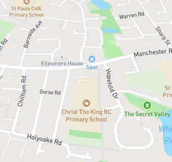 map for Christ The King RC Primary School