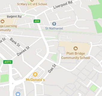 map for Platt Bridge Medical Centre