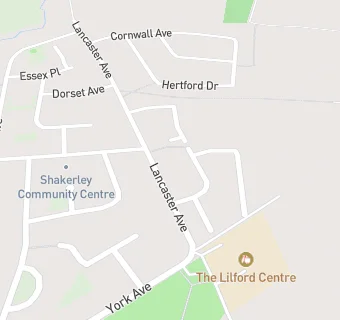 map for St George's Central CE Nursery