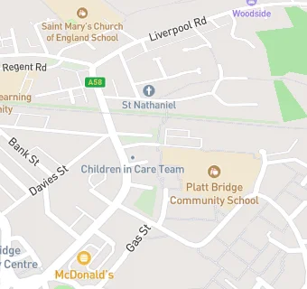 map for Platt Bridge Community School