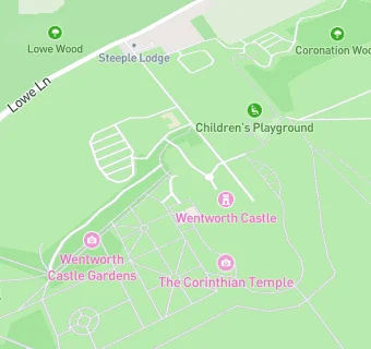 map for Wentworth Castle Gardens - National Trust