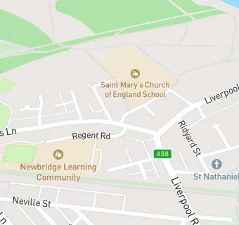 map for St Mary's CofE Primary School