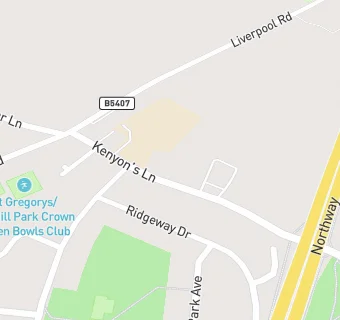 map for St Thomas Church of England Primary School, Lydiate