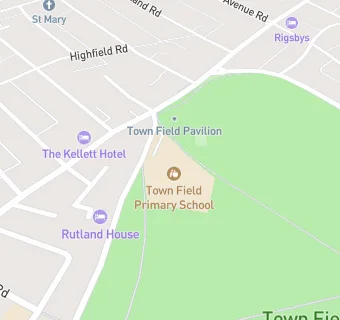 map for Town Field Primary School