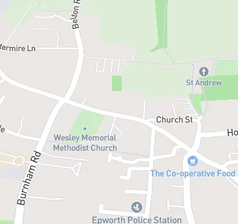 map for Wesley Memorial Church/Hall