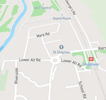 map for St Stephens Church Hall