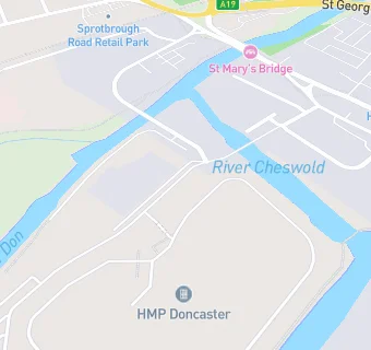 map for HMP Doncaster - Serco