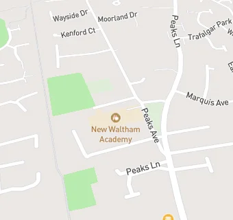 map for New Waltham Primary School