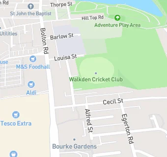 map for Walkden Cricket Club