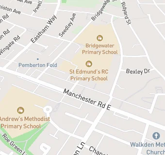 map for St Edmund's RC Primary School