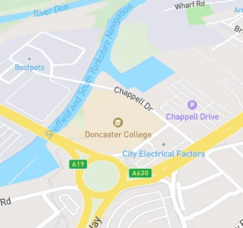 map for Doncaster College