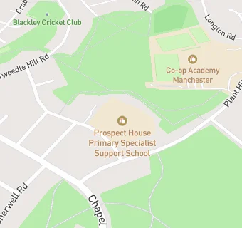 map for Prospect House Specialist Support Primary School