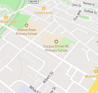 map for Corpus Christi RC Primary School