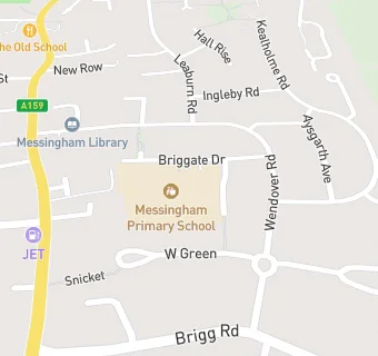 map for Messingham Primary School