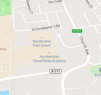 map for Humberston Cloverfields Primary School