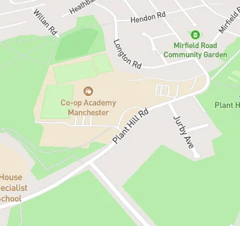 map for Plant Hill Arts College