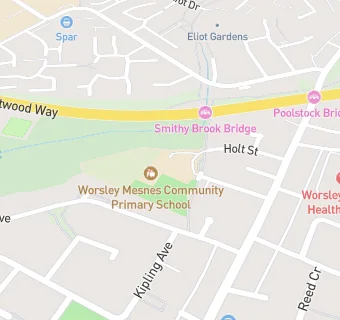 map for Wigan Worsley Mesnes Community Primary School