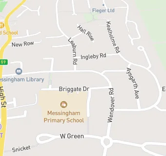 map for Messingham Primary School