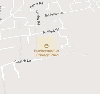 map for The Humberston Church of England Primary School