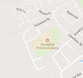 map for Springfield Primary School