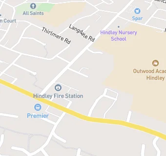 map for Thorley House